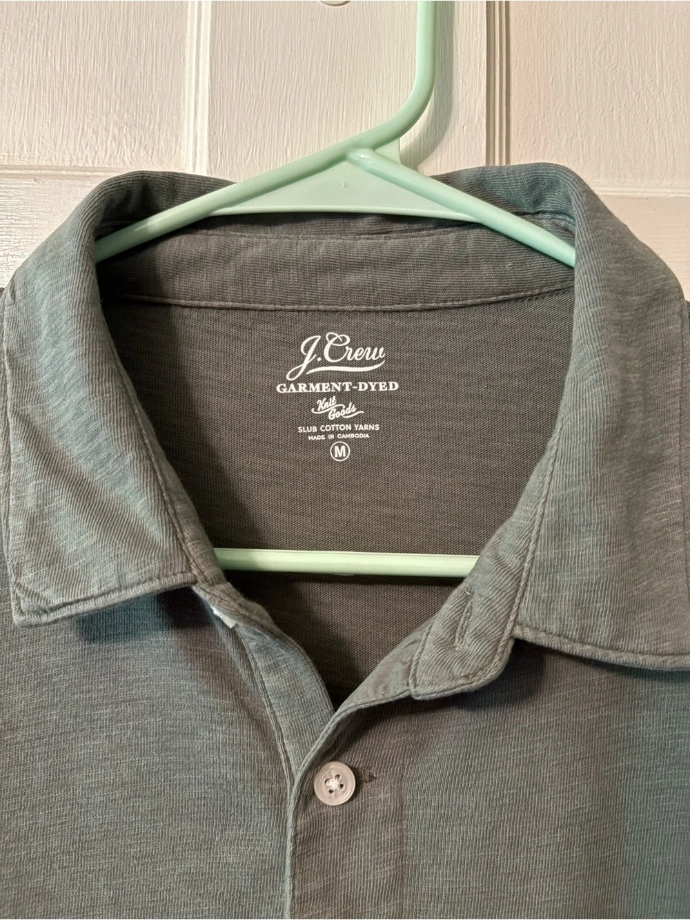 J.Crew Garment-Dyed Slub Cotton Men’s Polo